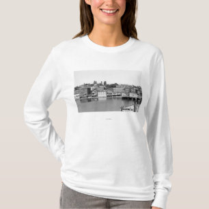 Hafen Townsend, WA Ufergegend-Stadtansicht T-Shirt