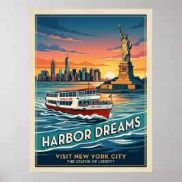 Hafen-Träume Circle Line Plakat