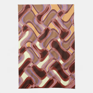 Hafen-u. Pfirsich-Geschirrtuch durch Künstler C.L. Küchentuch