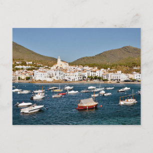Hafen und Stadt Cadaqués in Spanien Postkarte
