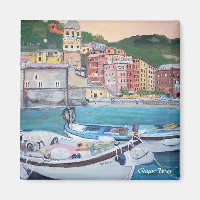 Hafen Vernazza, Cinque Terre Magnet (Vorne)