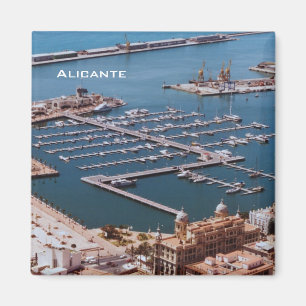 Hafen von Alicante Magnet