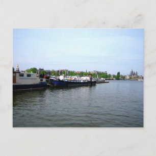 Hafen von Amsterdam - Postkarte