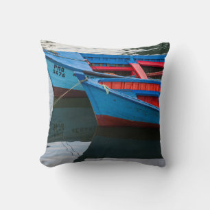 Hafen von Angelmo, Fischerboote. Kissen