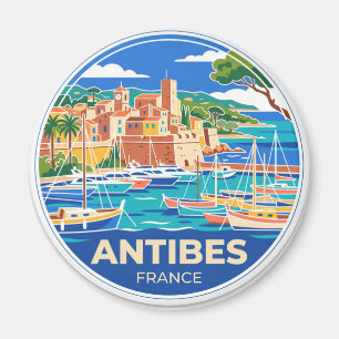 Hafen von Antibes Frankreich Magnet