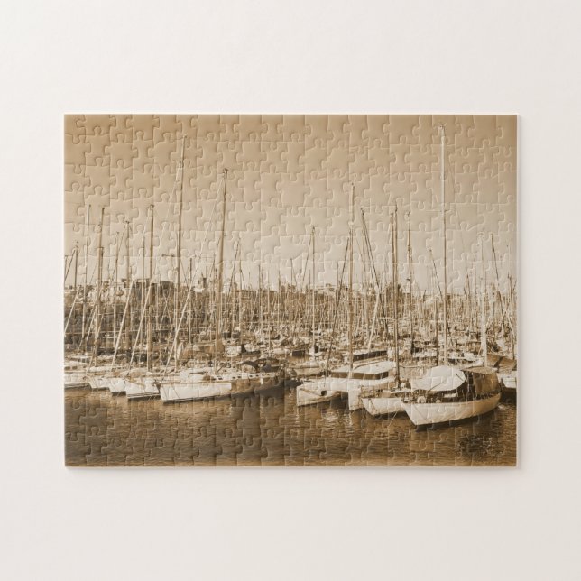 Hafen von Barcelona - Spanien - Puzzle (Horizontal)