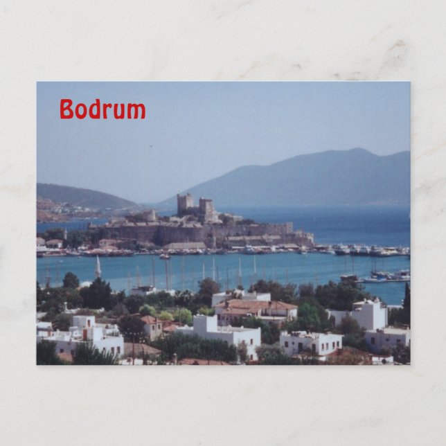 Hafen von Bodrum Postkarte (Vorderseite)