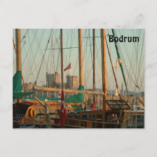 Hafen von Bodrum Postkarte