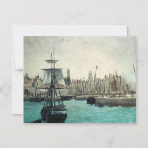 Hafen von Calais von Manet, Vintage Impressionismu