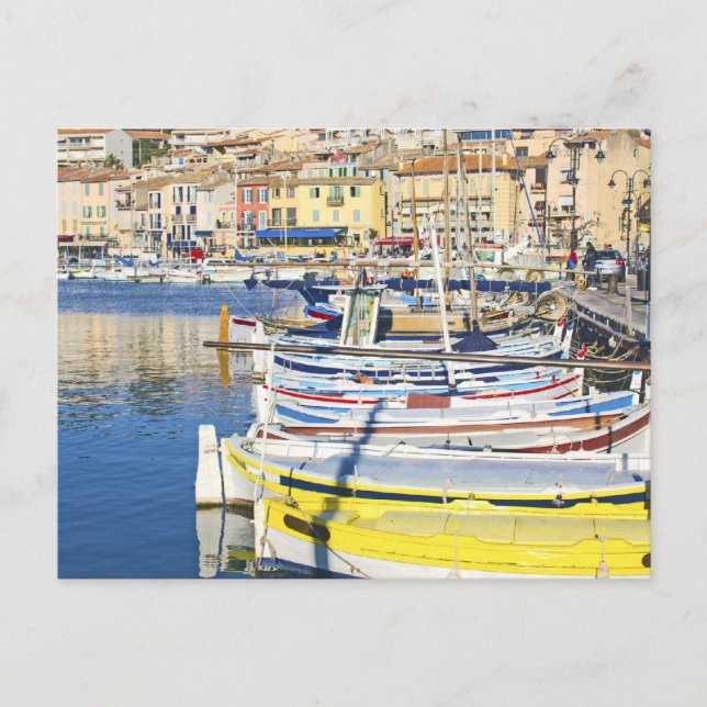 Hafen von Cassis, Frankreich Postkarte (Vorderseite)