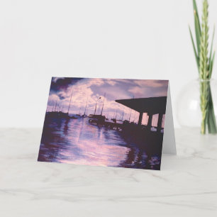 Hafen von Fort de France Grußkarte Karte