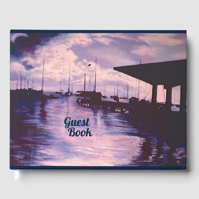 Hafen von Fort de France, Martinique Gästebuch (Vorderseite)