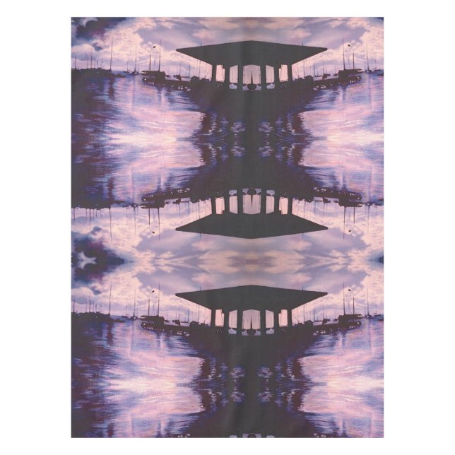 Hafen von Fort de France Tischdecke (Vorderseite)