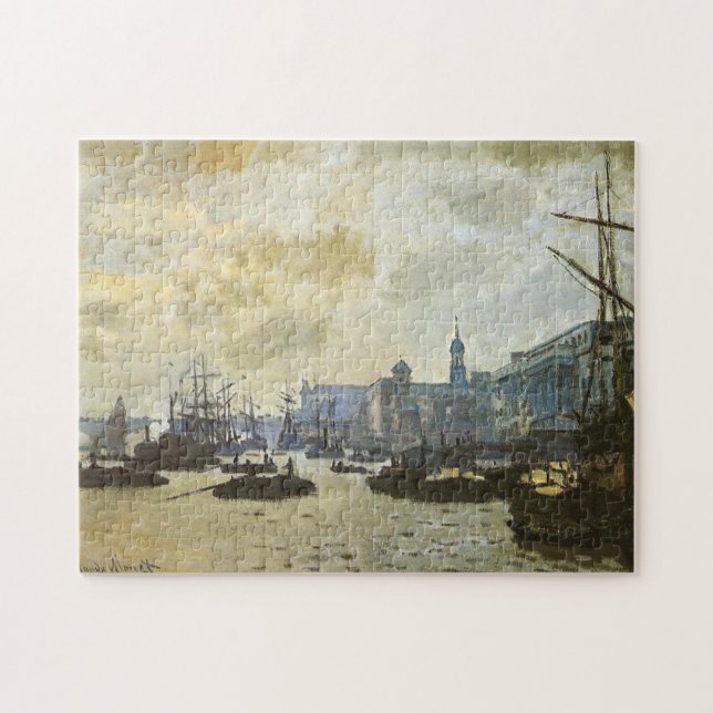 Hafen von London Monet Fine Art Puzzle (Horizontal)