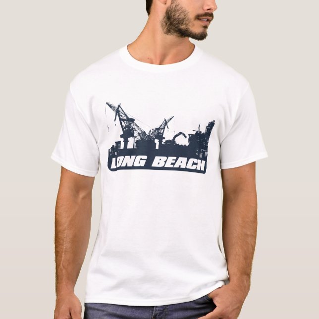 Hafen von Long Beach T-Shirt (Vorderseite)