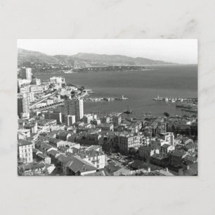 Hafen von Monte Carlo Monaco Vintage Postkarte