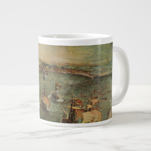 Hafen von Neapel durch Pieter Bruegel, der Ältere Jumbo-Tasse