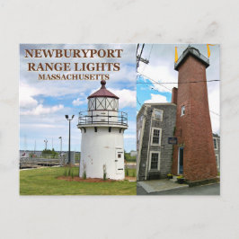Hafen von Newburyport: Entfernungsleuchten, Massen Postkarte