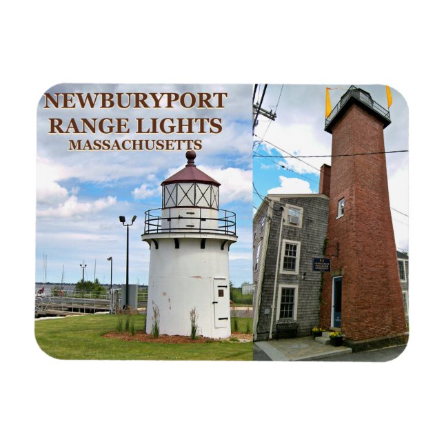 Hafen von Newburyport, MA Flexi Magnet (Horizontal)