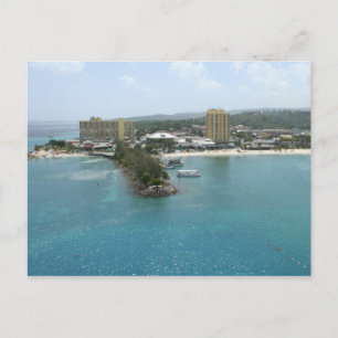 Hafen von Ocho Rios, jamaikanische Postkarte