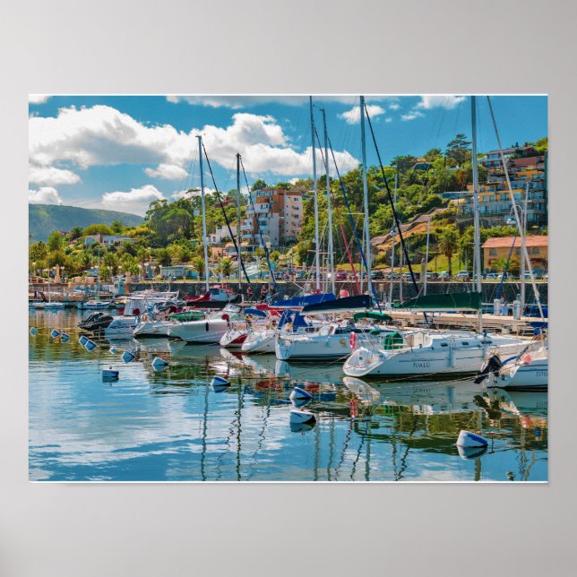 Hafen von Piriapolis, Maldonado, Uruguay Poster (Vorne)