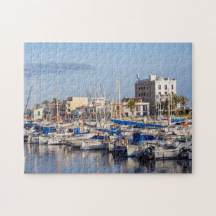 Hafen von Portixol bei Dämmerung - Palma de Mallor Puzzle