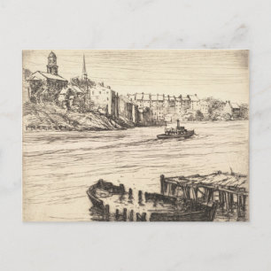 Hafen von Portsmouth Vintage Postkarte