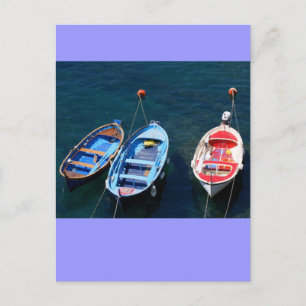 Hafen von Riomaggiore Postkarte