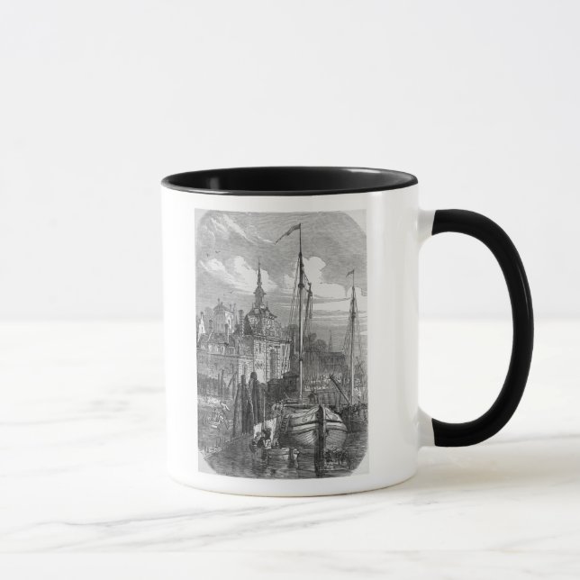 Hafen von Rotterdam, Holland Tasse (Rechts)