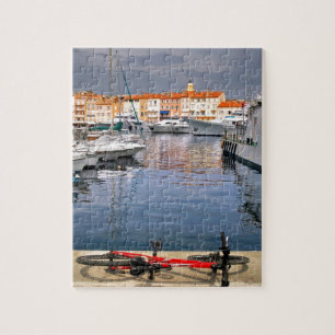 Hafen von Saint-Tropez in Frankreich Puzzle