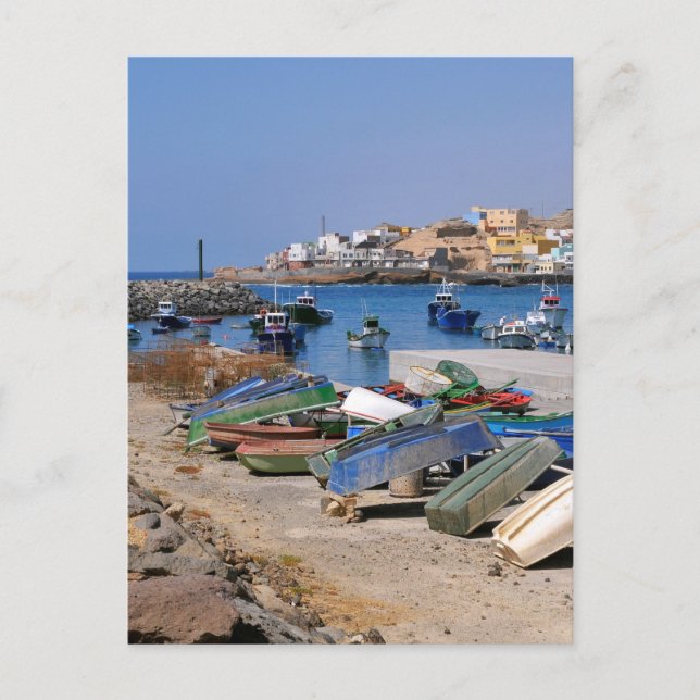 Hafen von San Miguel del Tajao auf Teneriffa Postkarte (Vorderseite)