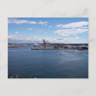 Hafen von Seattle Postkarte