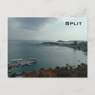 Hafen von Split Postkarte