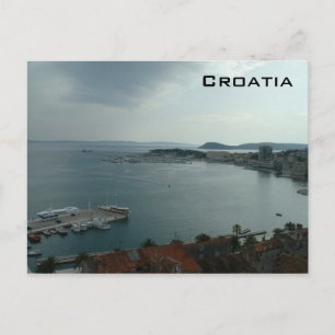 Hafen von Split Postkarte