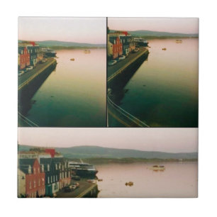 Hafen von Tobermory, Insel Mull, Schottland Fliese