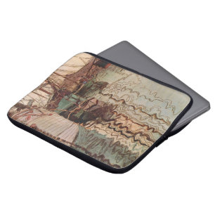 Hafen von Triest durch Egon Schiele, Vintage Kunst Laptopschutzhülle