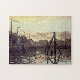 Hafen von Zaandam Monet Fine Art Puzzle