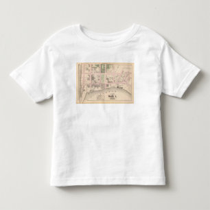 Hafen-Washington-Park-Atlas-Karte Kleinkind T-shirt
