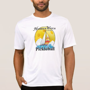 Hafenanlage auf Murray Pickleball Blue Sky T-Shirt