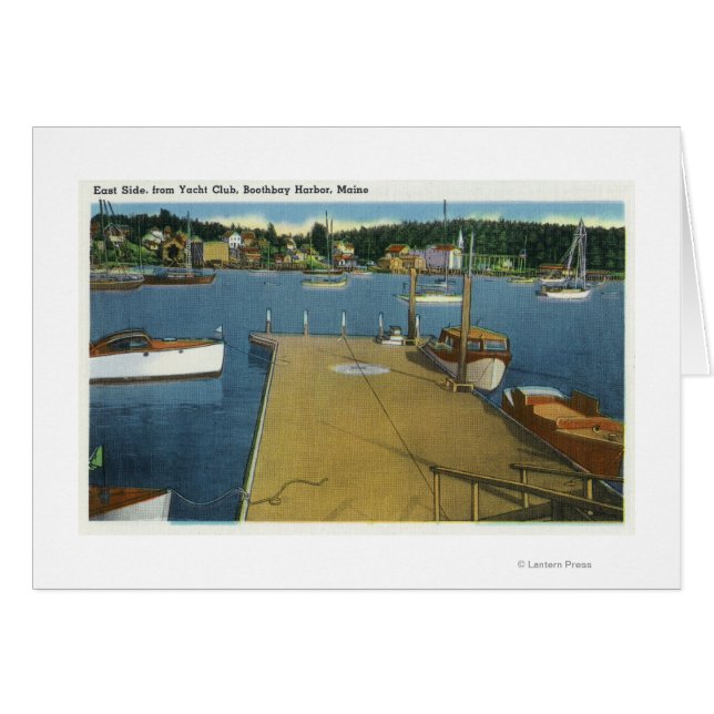 Hafenblick von der East Side of Yacht Club (Vorderseite (Horizontal))