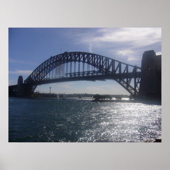 Hafenbrücke von Sydney Poster (Vorne)