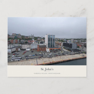 Hafenfront und Hang von St. John’s Postkarte