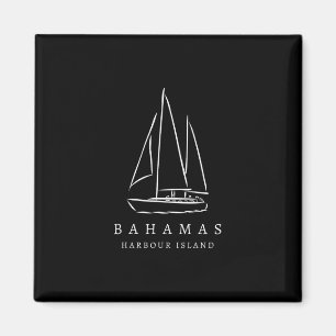 Hafeninsel Hamas Yachting-Trip-Souvenirboot V Magnet