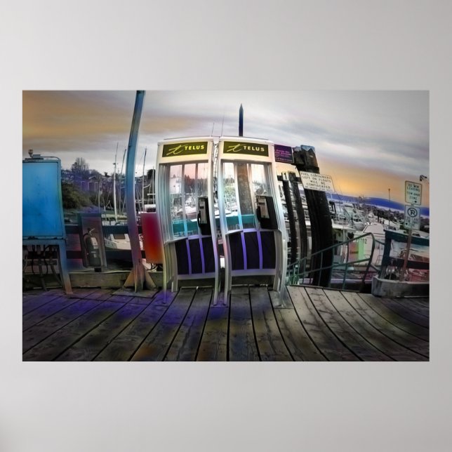 Hafenkabinen Poster (Vorne)