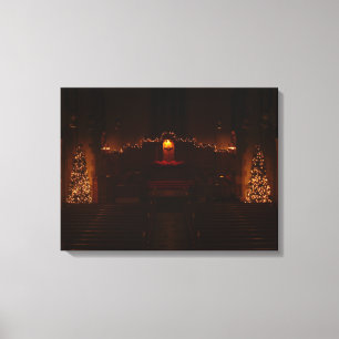 Hafenkapelle an der Weihnachtsgrotte-Uni Leinwanddruck