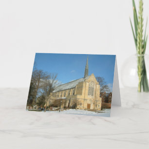 Hafenkapelle im Winter an der Grove City Uni Karte