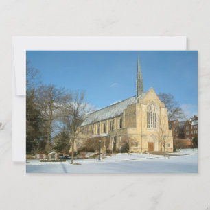 Hafenkapelle im Winter an der Grove City Uni Karte