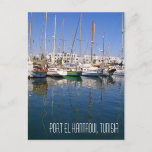 Hafenschiff Port el Kantaoui Tunesien Postkarte