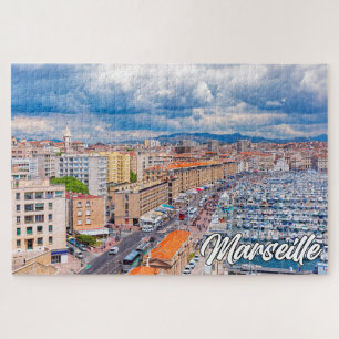 Hafenstadt Marseille, Frankreich Puzzle