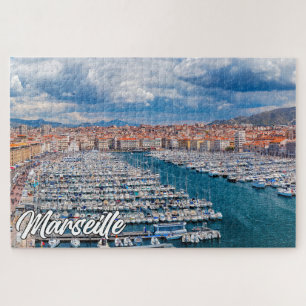 Hafenstadt Marseille, Frankreich Puzzle